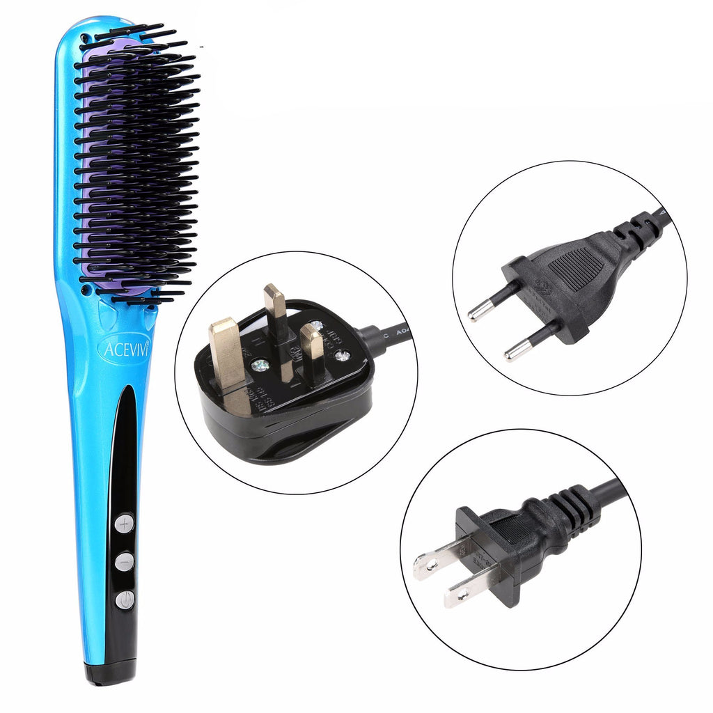 Digital Hair Straightener Brush